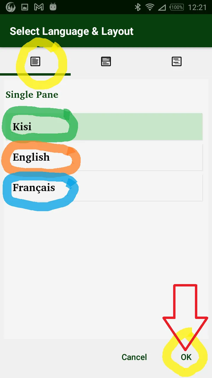 Kisi Bible a English français | Indus Appstore | Screenshot