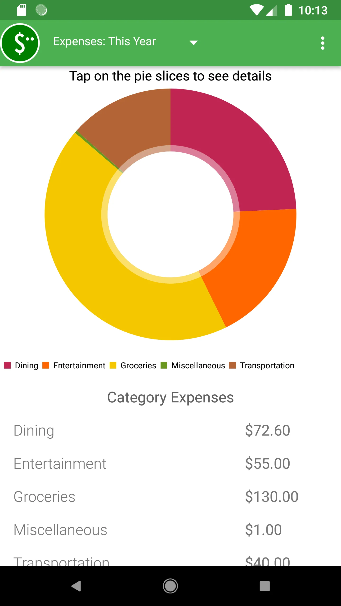 Cash Expenses | Indus Appstore | Screenshot