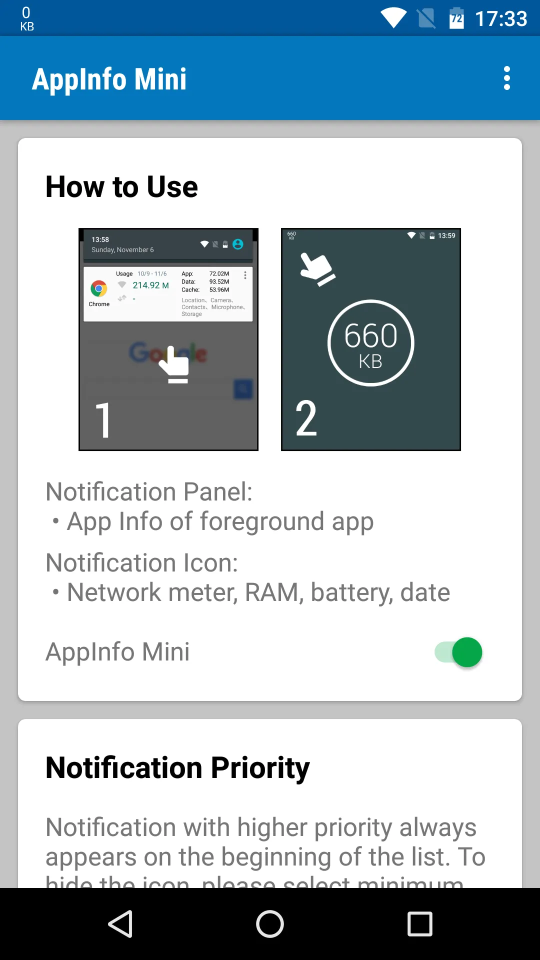 AppInfo Mini | Indus Appstore | Screenshot