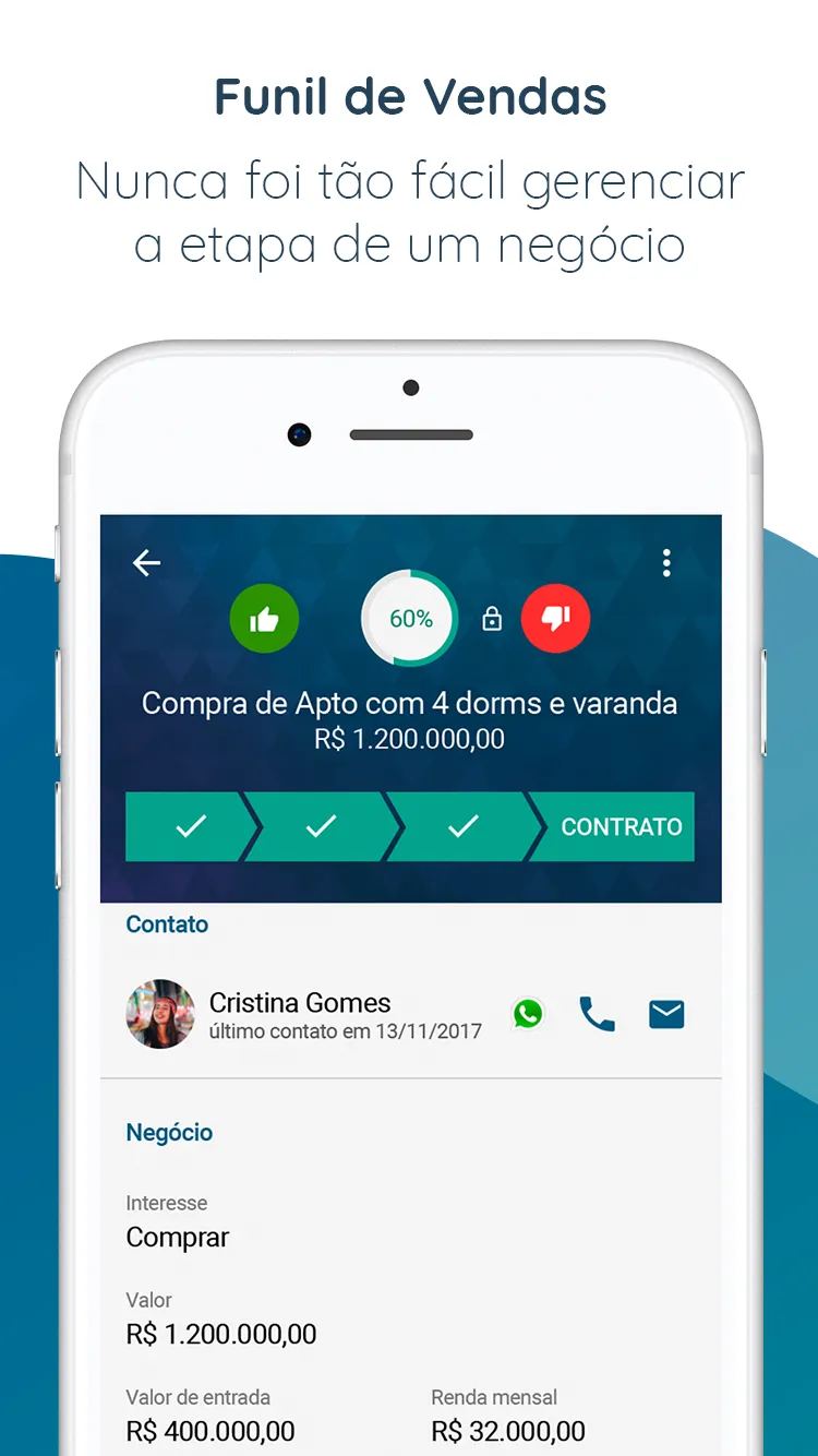 Imobzi - CRM Imobiliário | Indus Appstore | Screenshot