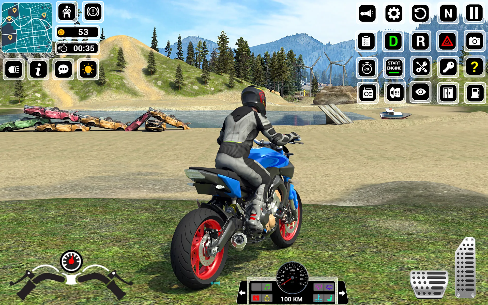 Open World Bike Driving Games | Indus Appstore | Screenshot