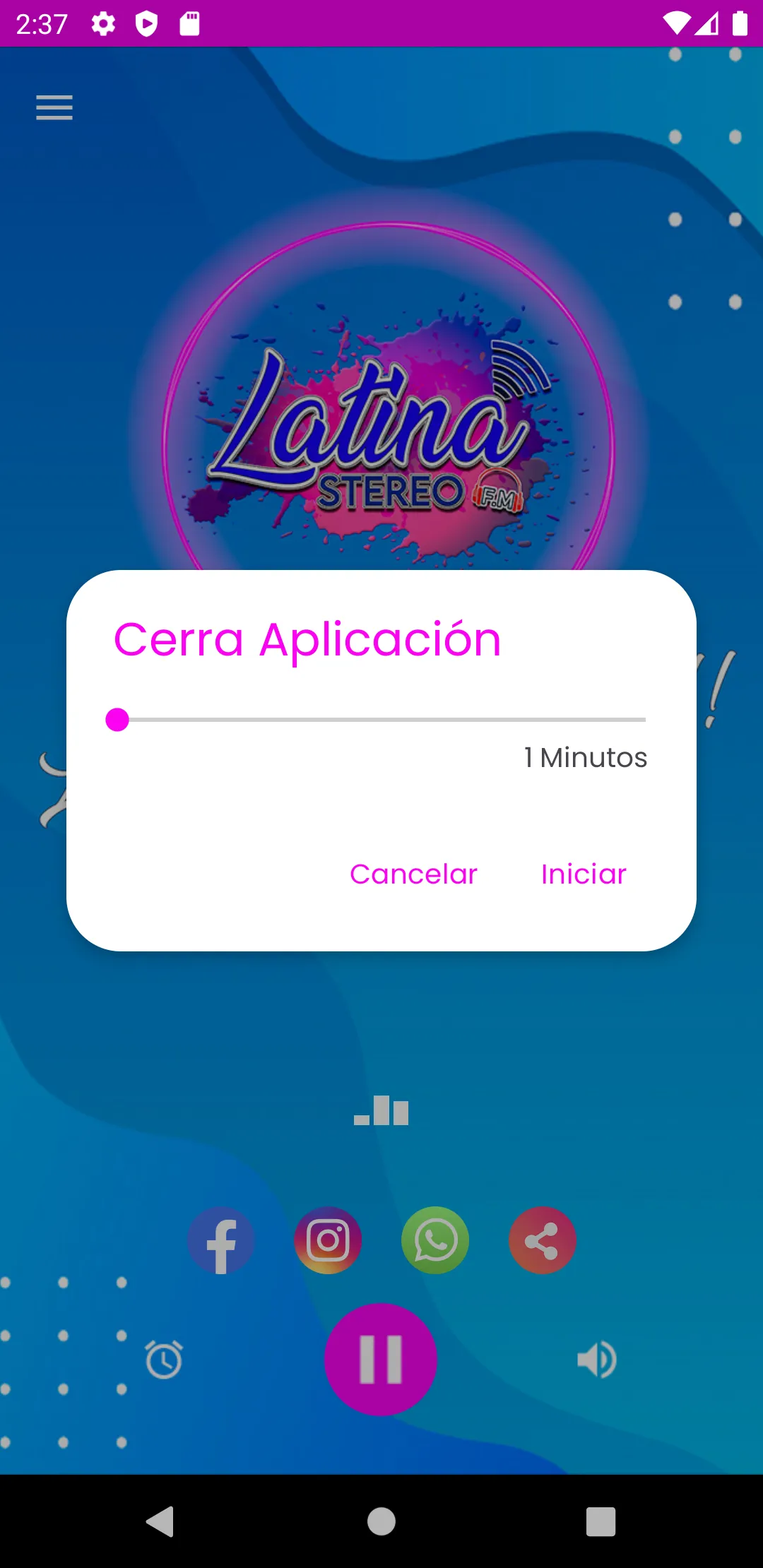 Latina Stereo Online | Indus Appstore | Screenshot