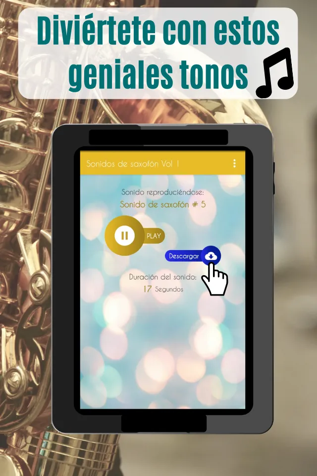 Sonidos de Saxofón, tonos. | Indus Appstore | Screenshot