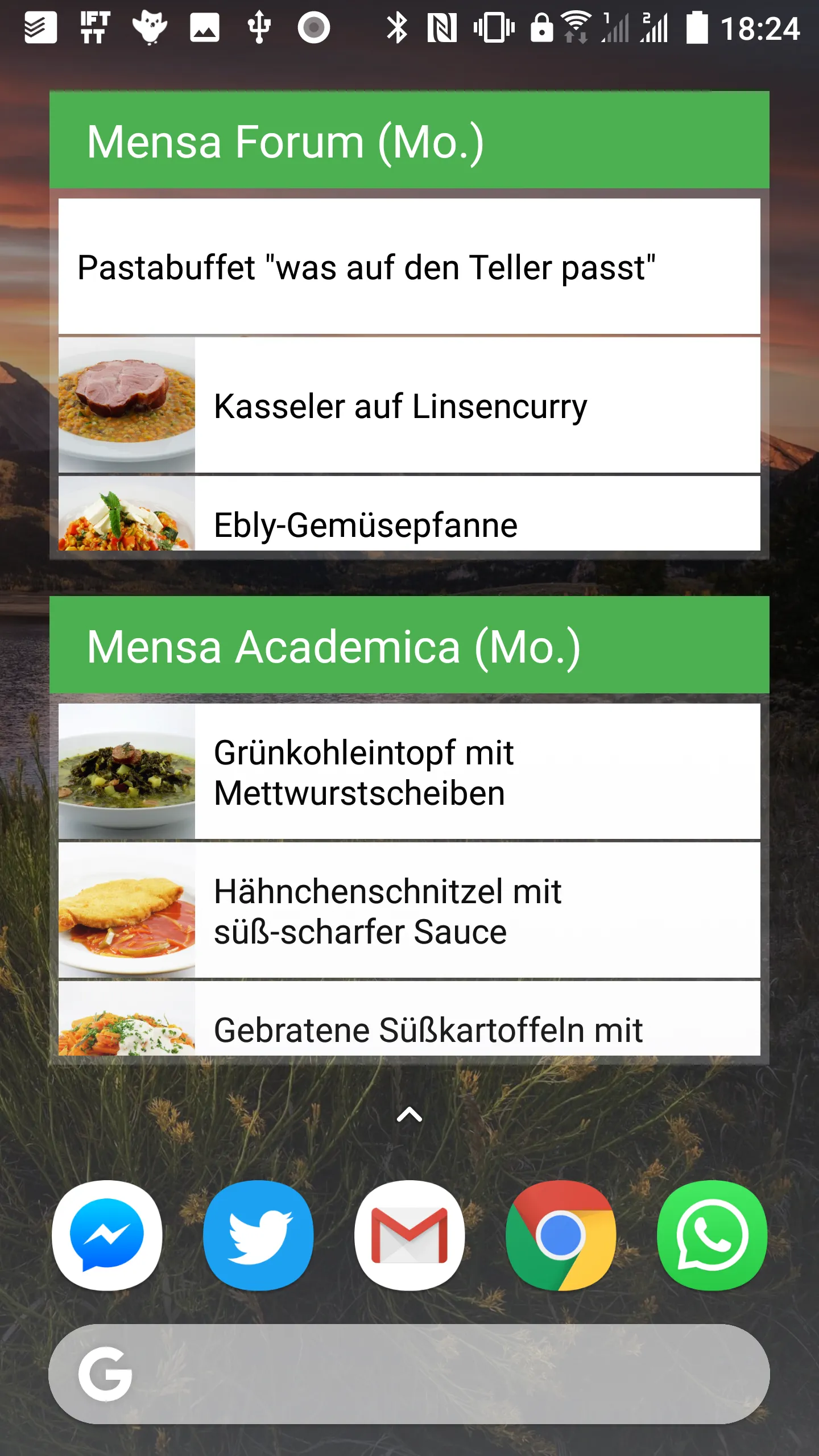 Mensa UPB | Indus Appstore | Screenshot