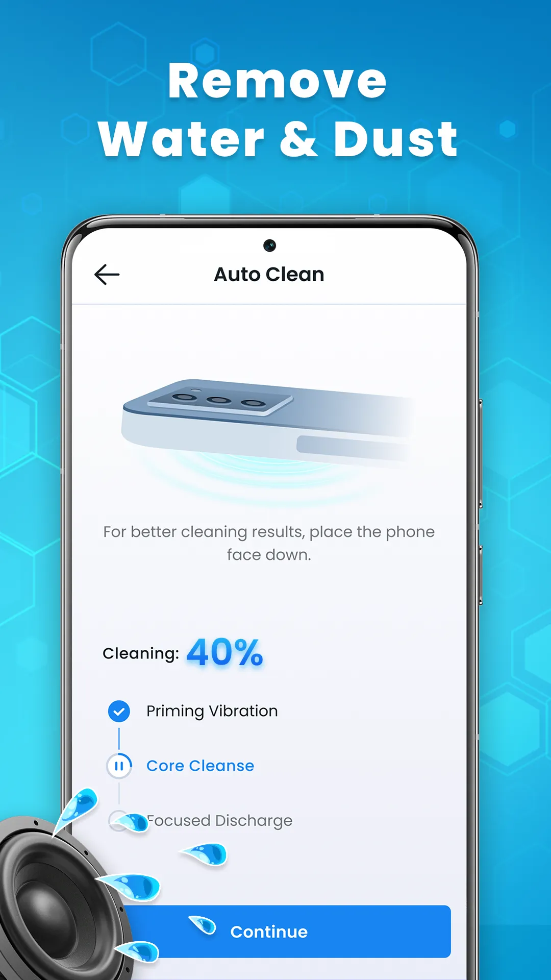 Speaker Cleaner Water Remover | Indus Appstore | Screenshot
