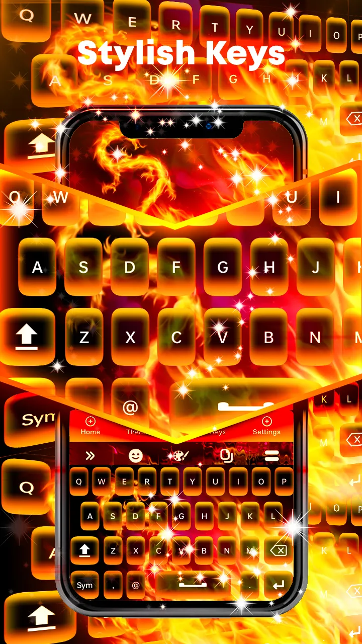 Flames - Themes Keyboard App | Indus Appstore | Screenshot