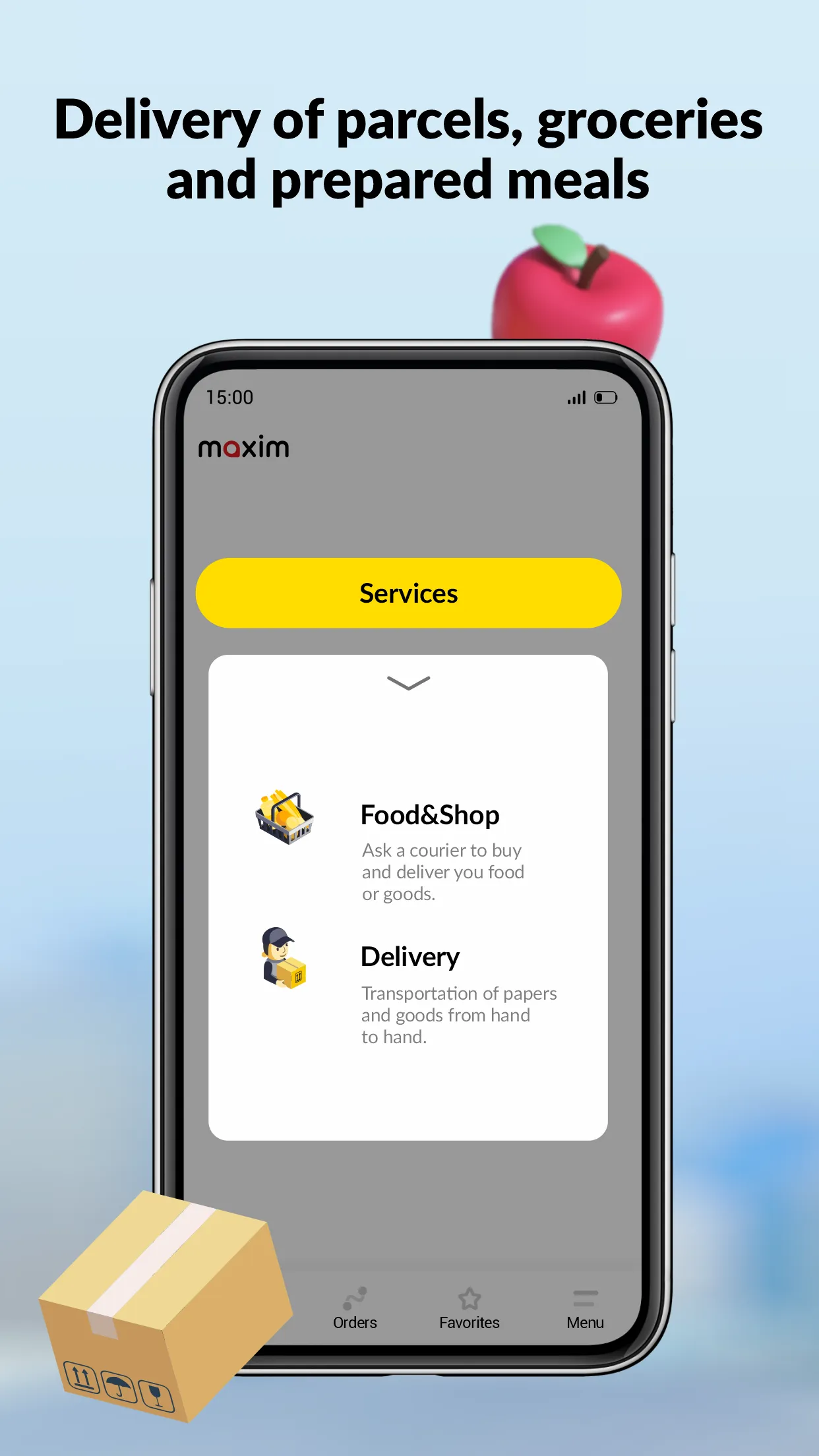 maxim — order a taxi & food | Indus Appstore | Screenshot