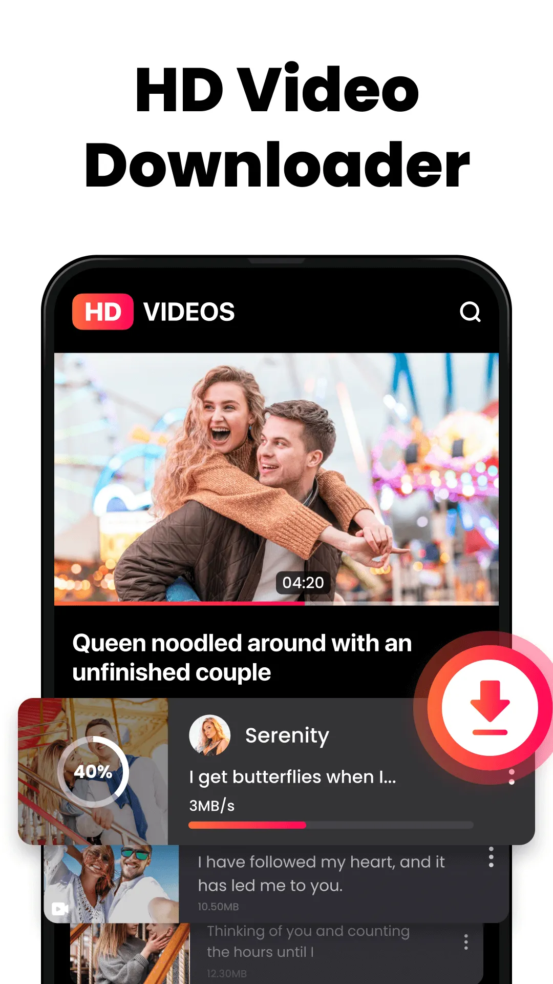 HD Video player & Downloader | Indus Appstore | Screenshot