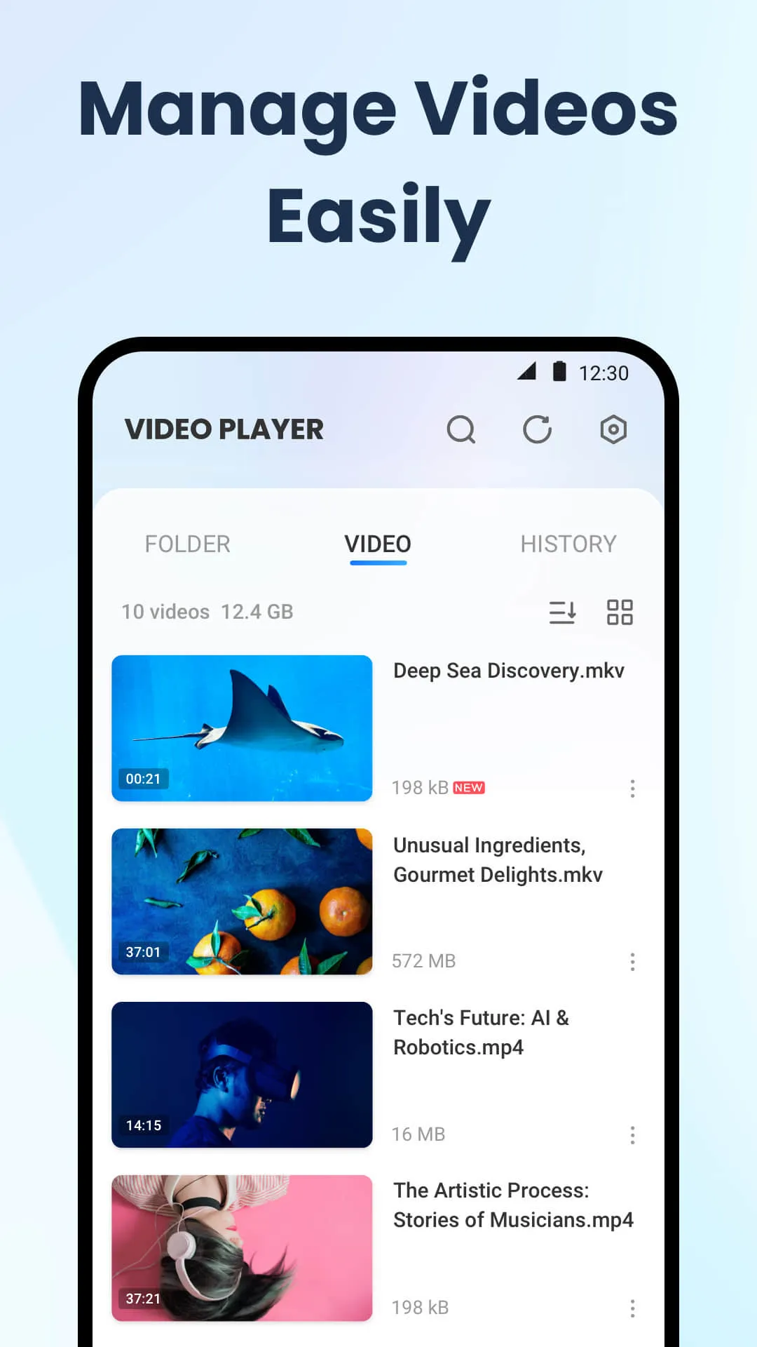 HD Video Player All Format | Indus Appstore | Screenshot