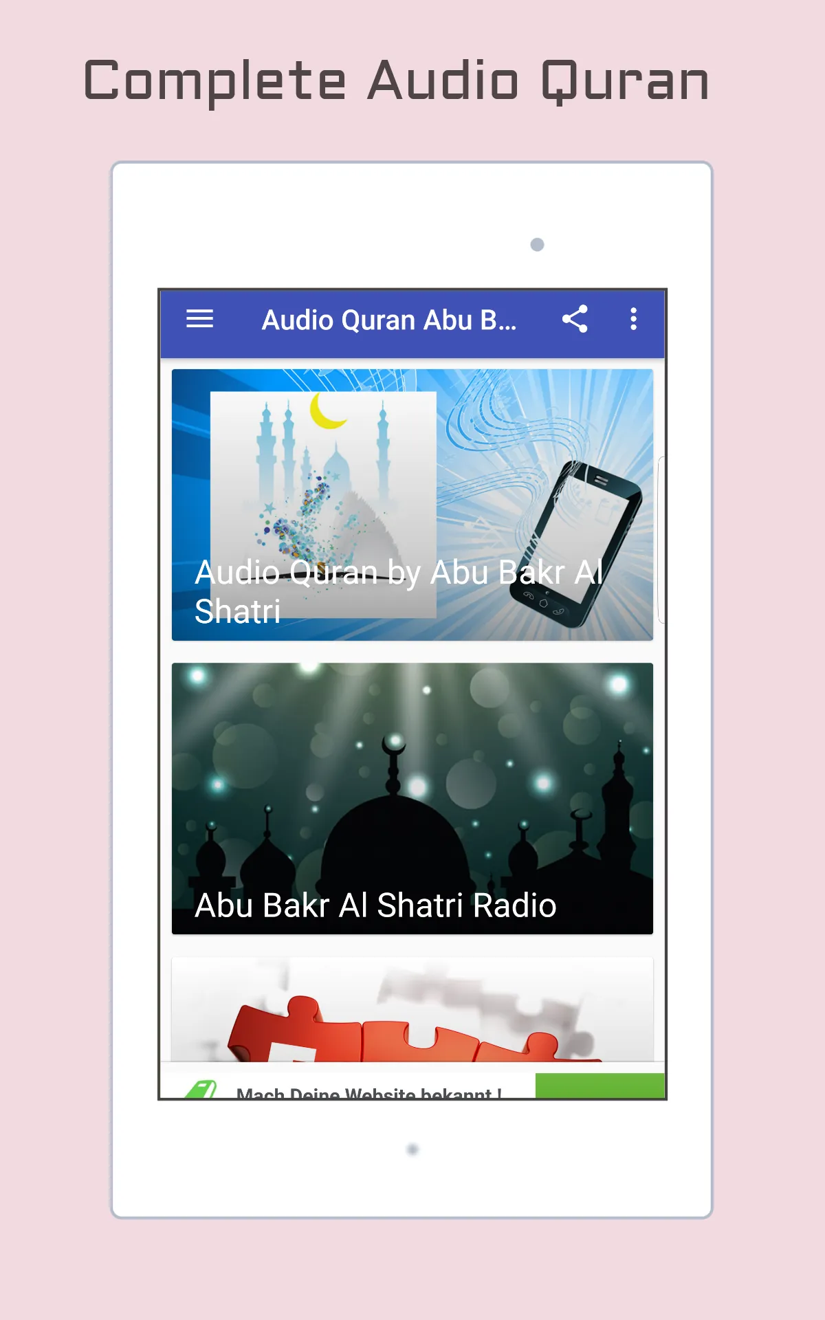 Audio Quran Abu Bakr Al Shatri | Indus Appstore | Screenshot