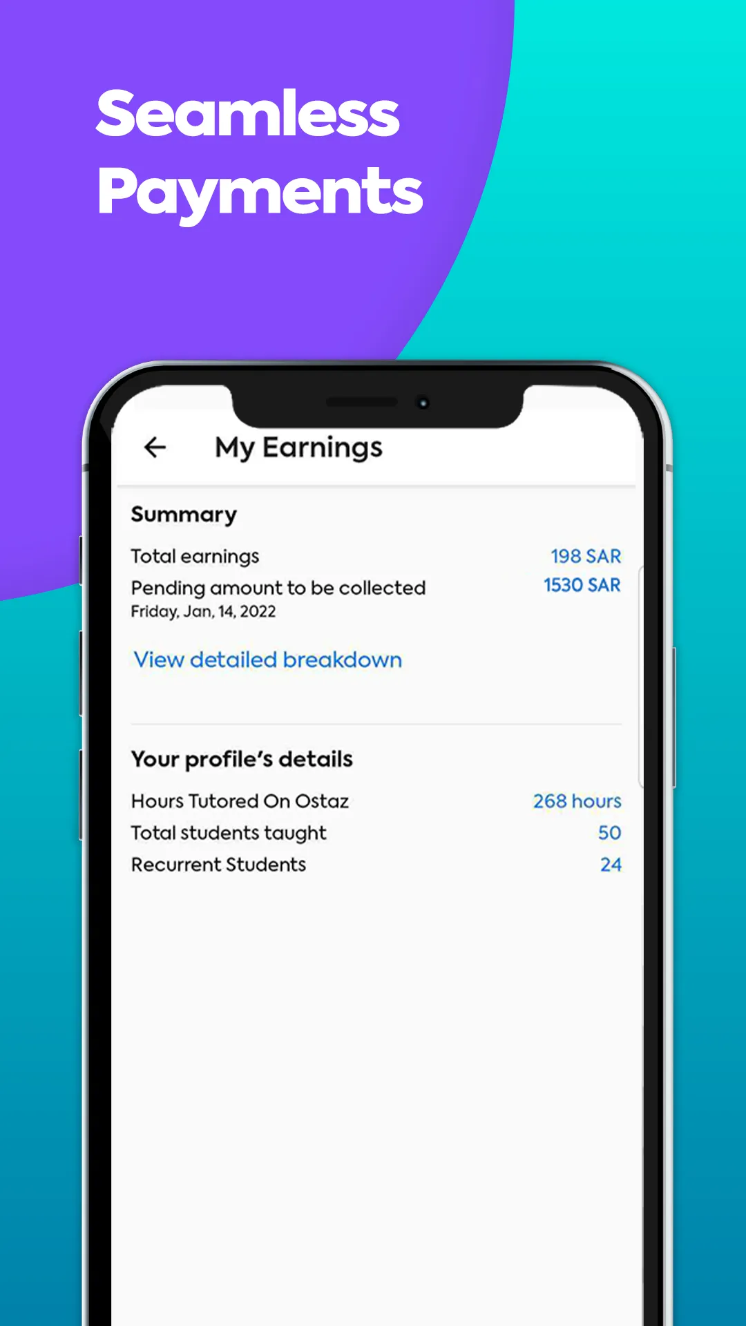 Ostaz: Become a tutor | Indus Appstore | Screenshot