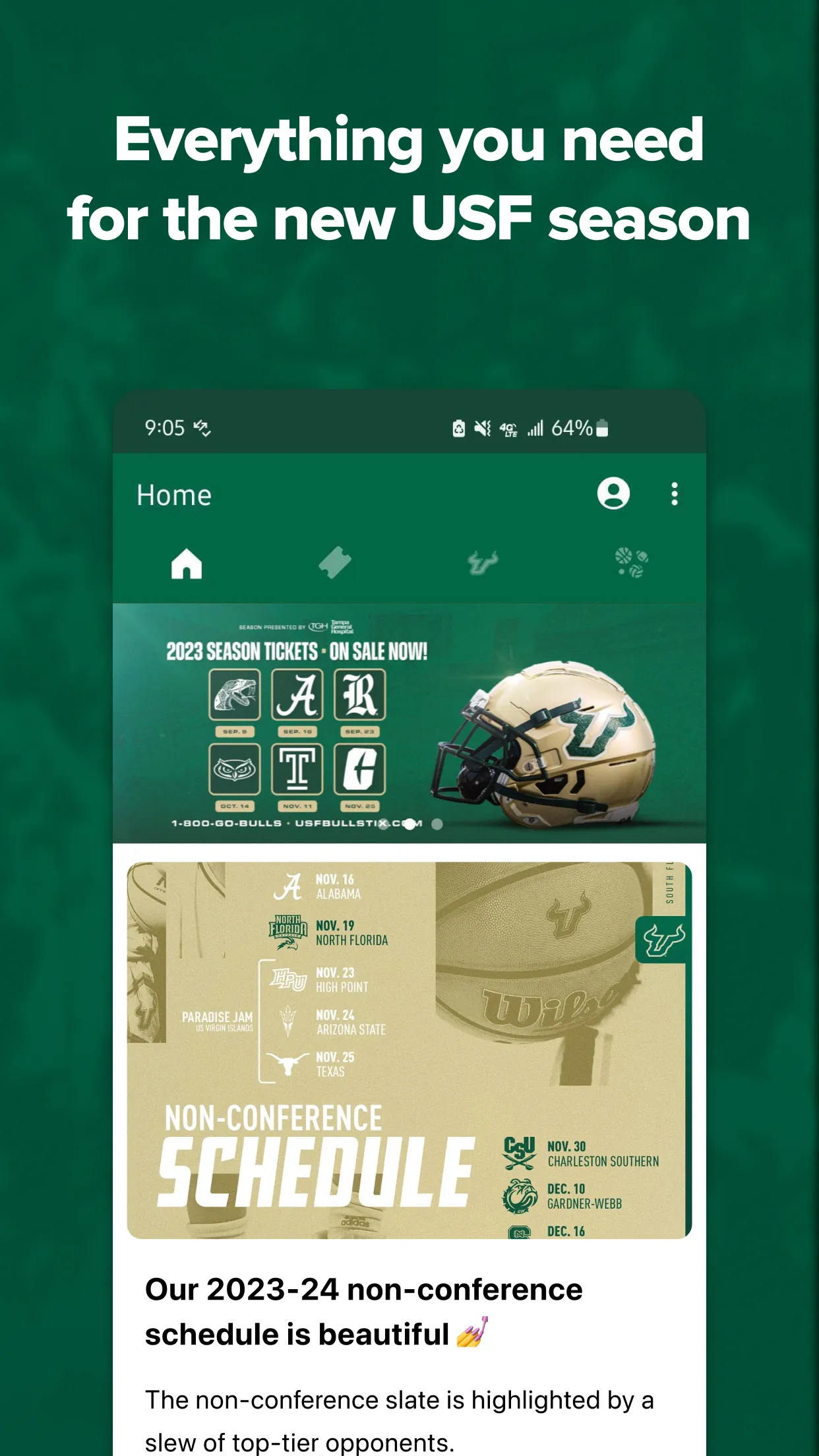 South Florida Bulls | Indus Appstore | Screenshot