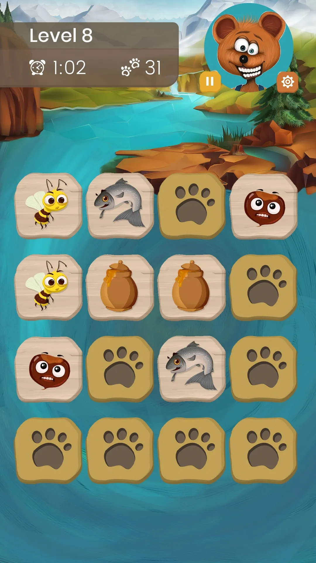 Animal Matching Pairs Game | Indus Appstore | Screenshot