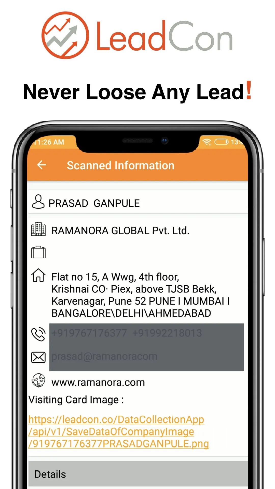 Leadcon Data CollectionZ | Indus Appstore | Screenshot