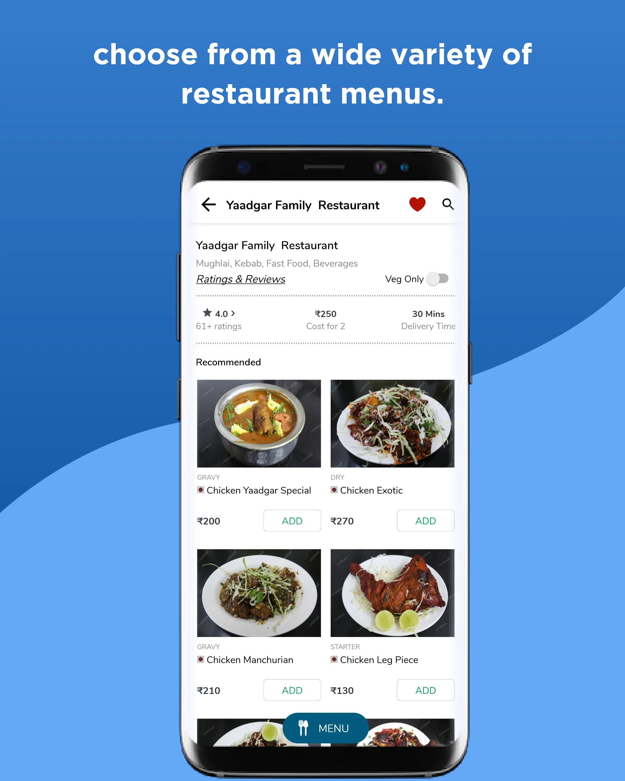 Crisfood Food Order & Delivery | Indus Appstore | Screenshot