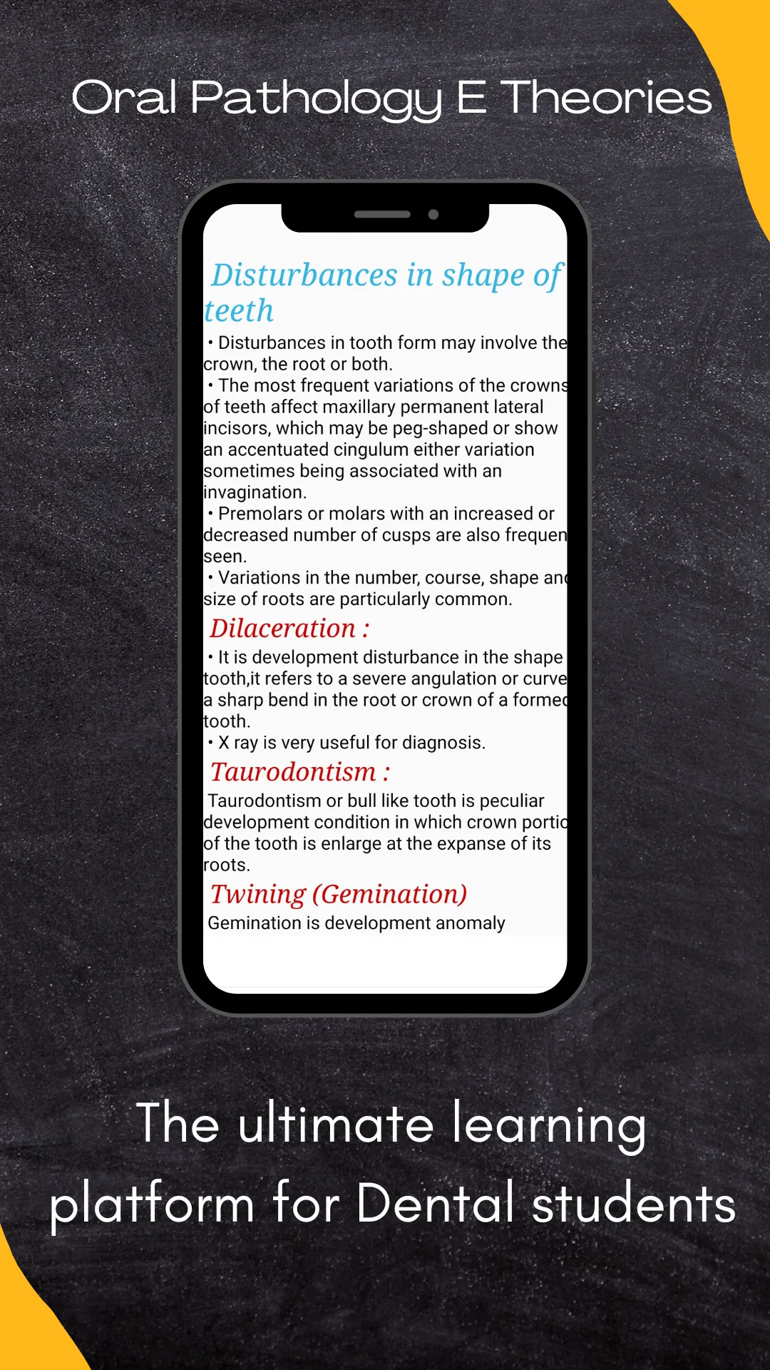 Oral pathology e theories | Indus Appstore | Screenshot