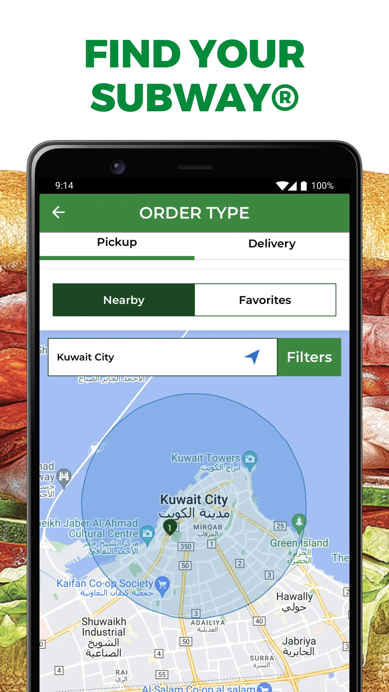 Subway® Kuwait | Indus Appstore | Screenshot