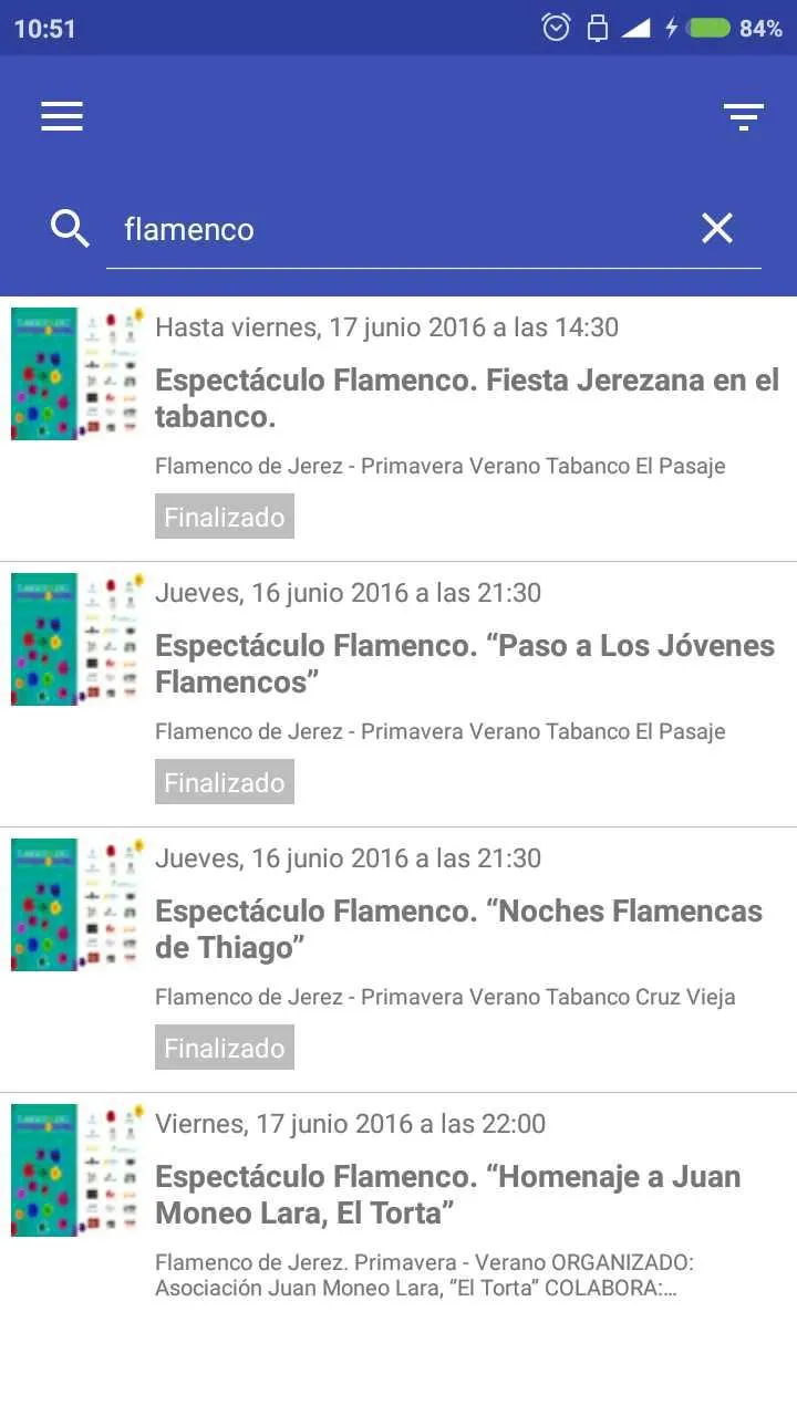 Agenda Jerez | Indus Appstore | Screenshot