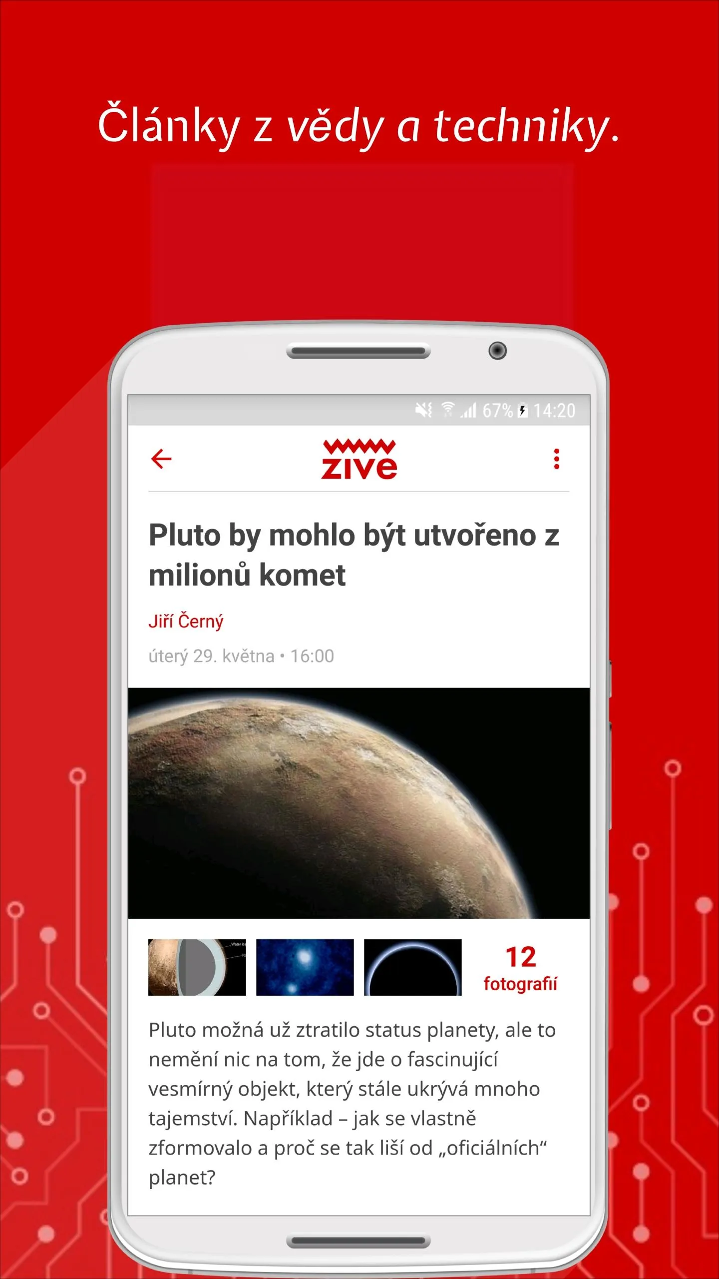 Živě.cz | Indus Appstore | Screenshot