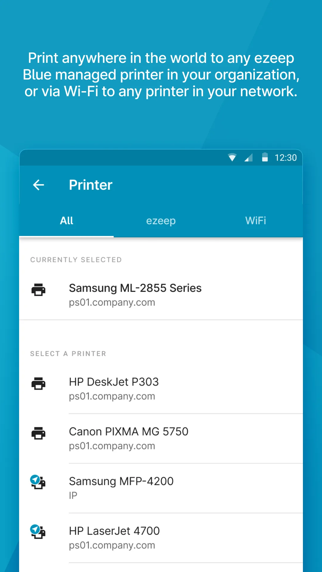 ezeep Blue Printer App | Indus Appstore | Screenshot