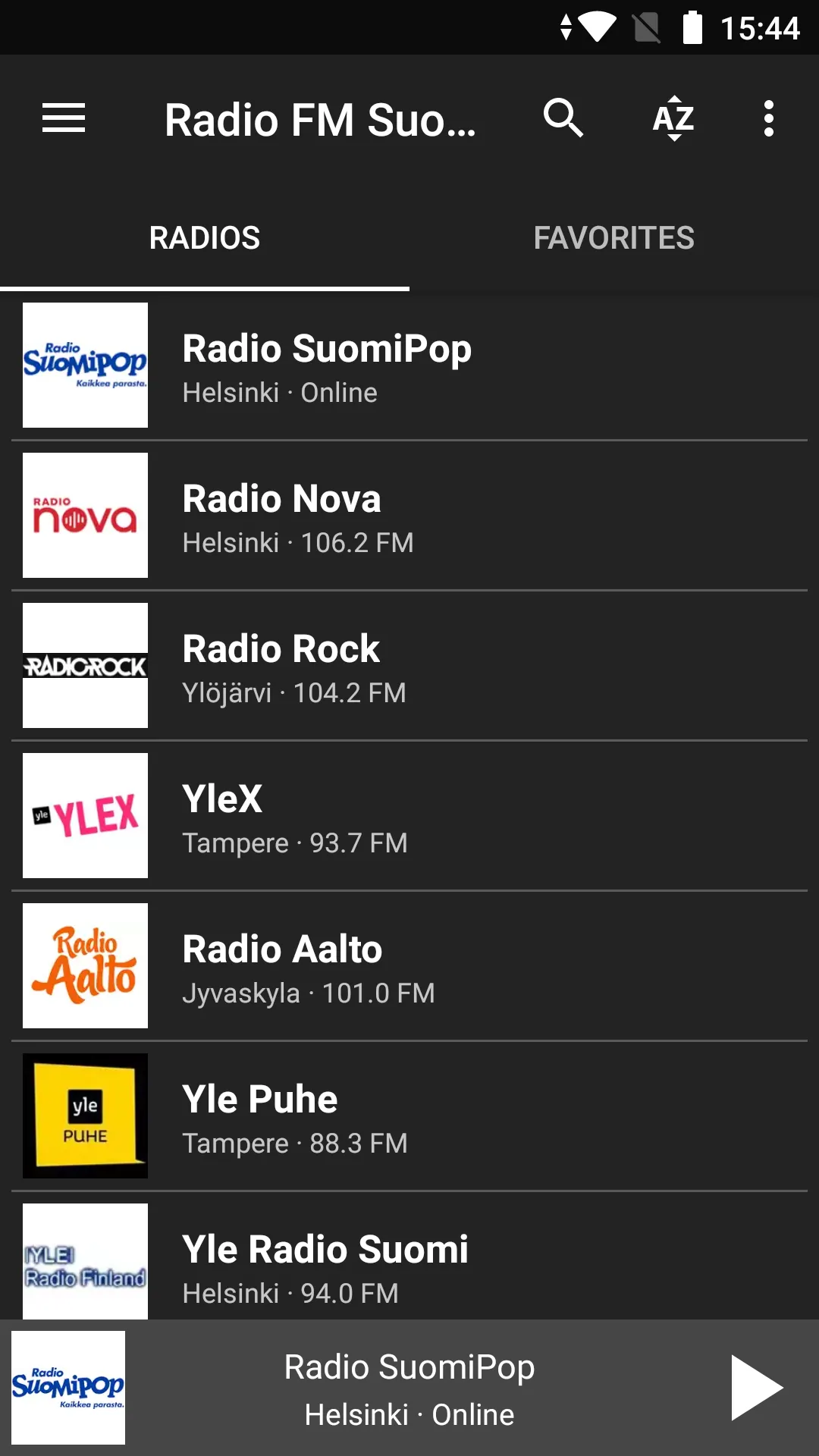 Radio Suomi (Finland) | Indus Appstore | Screenshot