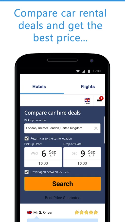 Flights & Hotels for Hipmunk | Indus Appstore | Screenshot