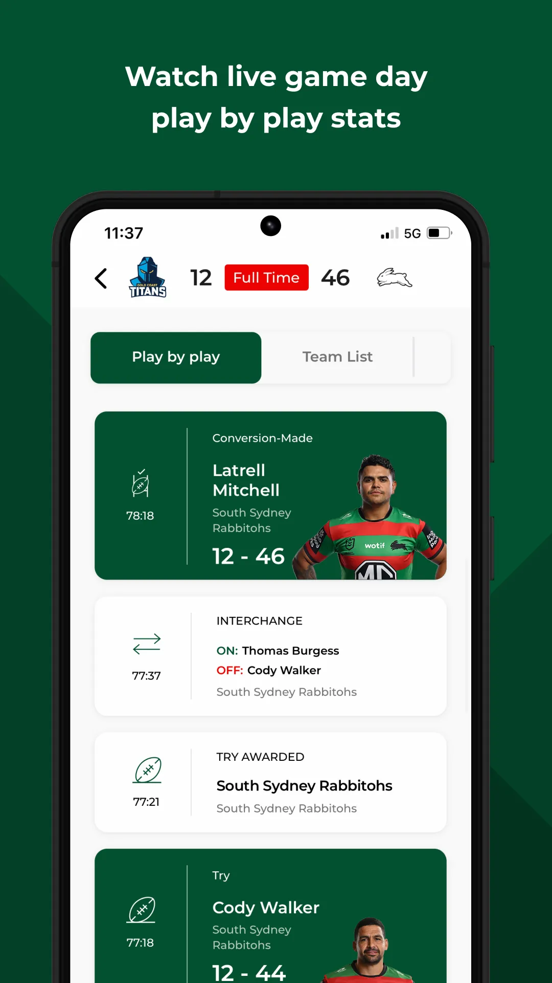 South Sydney Rabbitohs | Indus Appstore | Screenshot