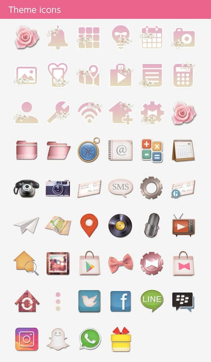 Roes Bouquet Theme | Indus Appstore | Screenshot