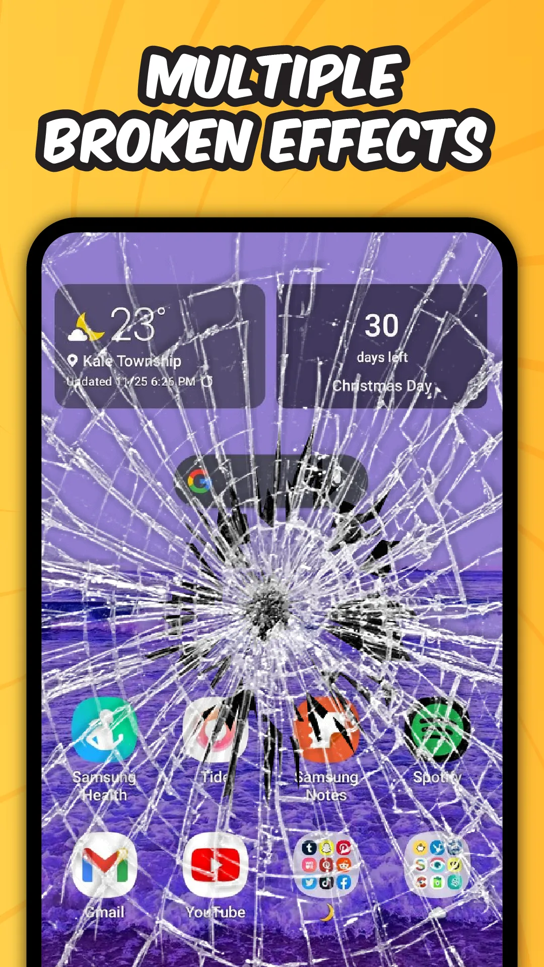 Broken Screen Prank On Touch | Indus Appstore | Screenshot