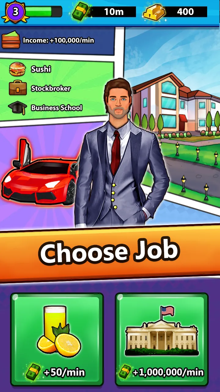 Idle Success Life Simulator | Indus Appstore | Screenshot