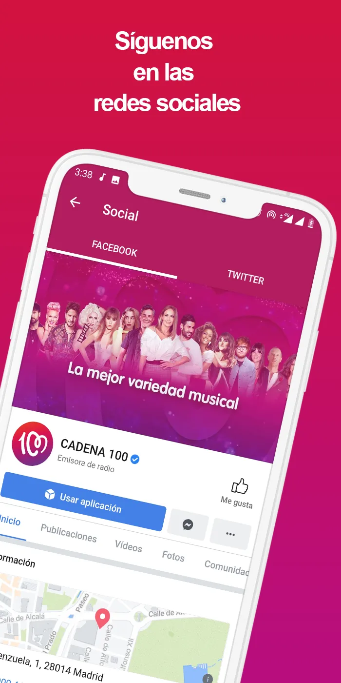 Cadena 100 Radio Online | Indus Appstore | Screenshot