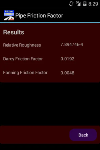 Pipe Friction Factor Lite | Indus Appstore | Screenshot