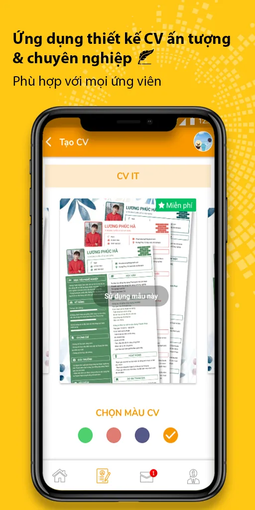 Tạo cv timviec365.com - mẫu cv | Indus Appstore | Screenshot