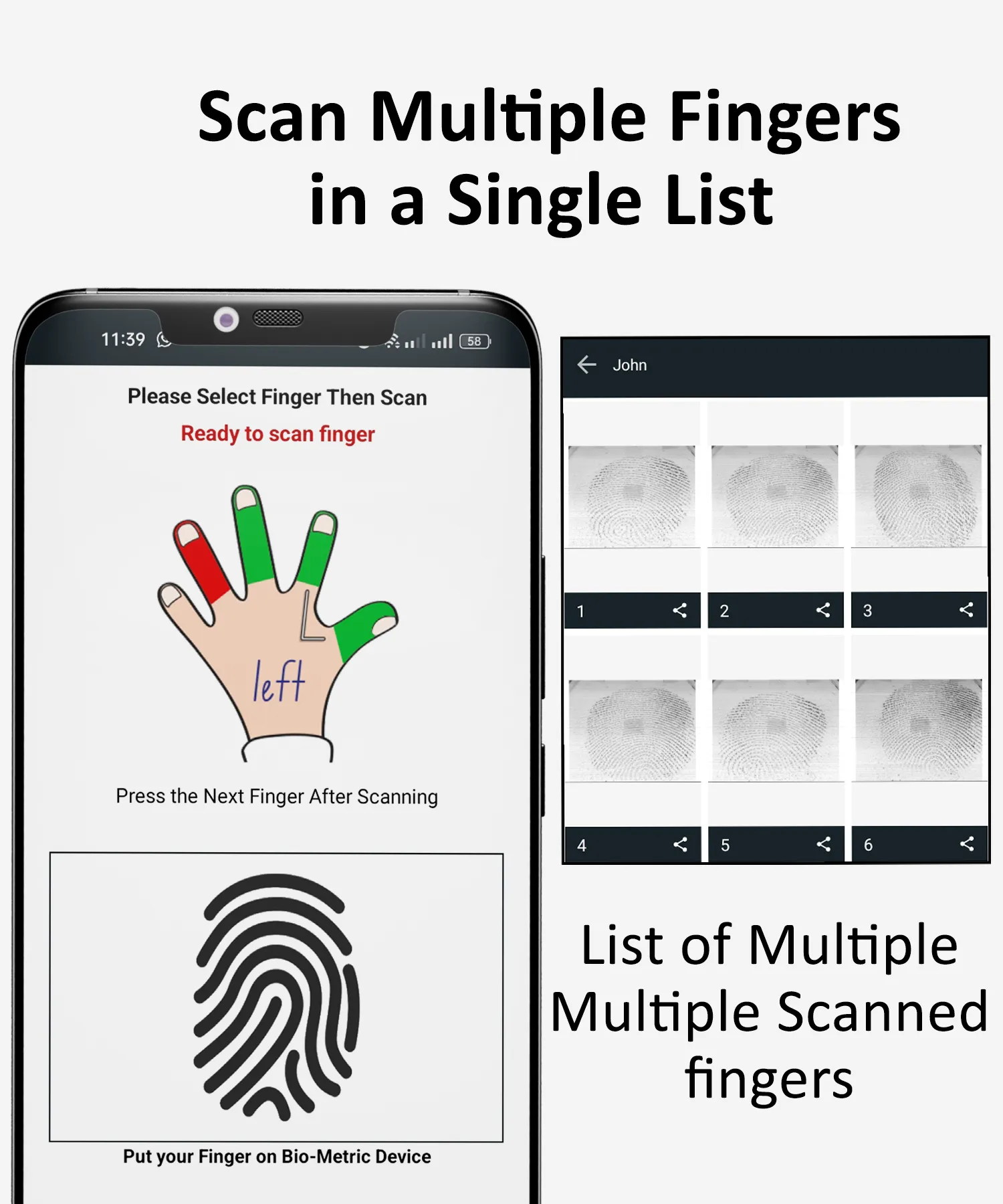 Biometric USB Fingerprint Scan | Indus Appstore | Screenshot