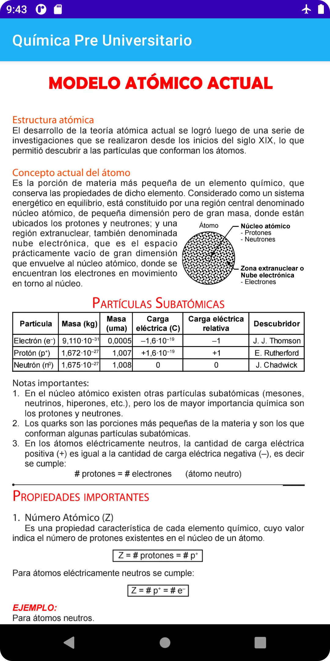 Química Pre Universitario | Indus Appstore | Screenshot