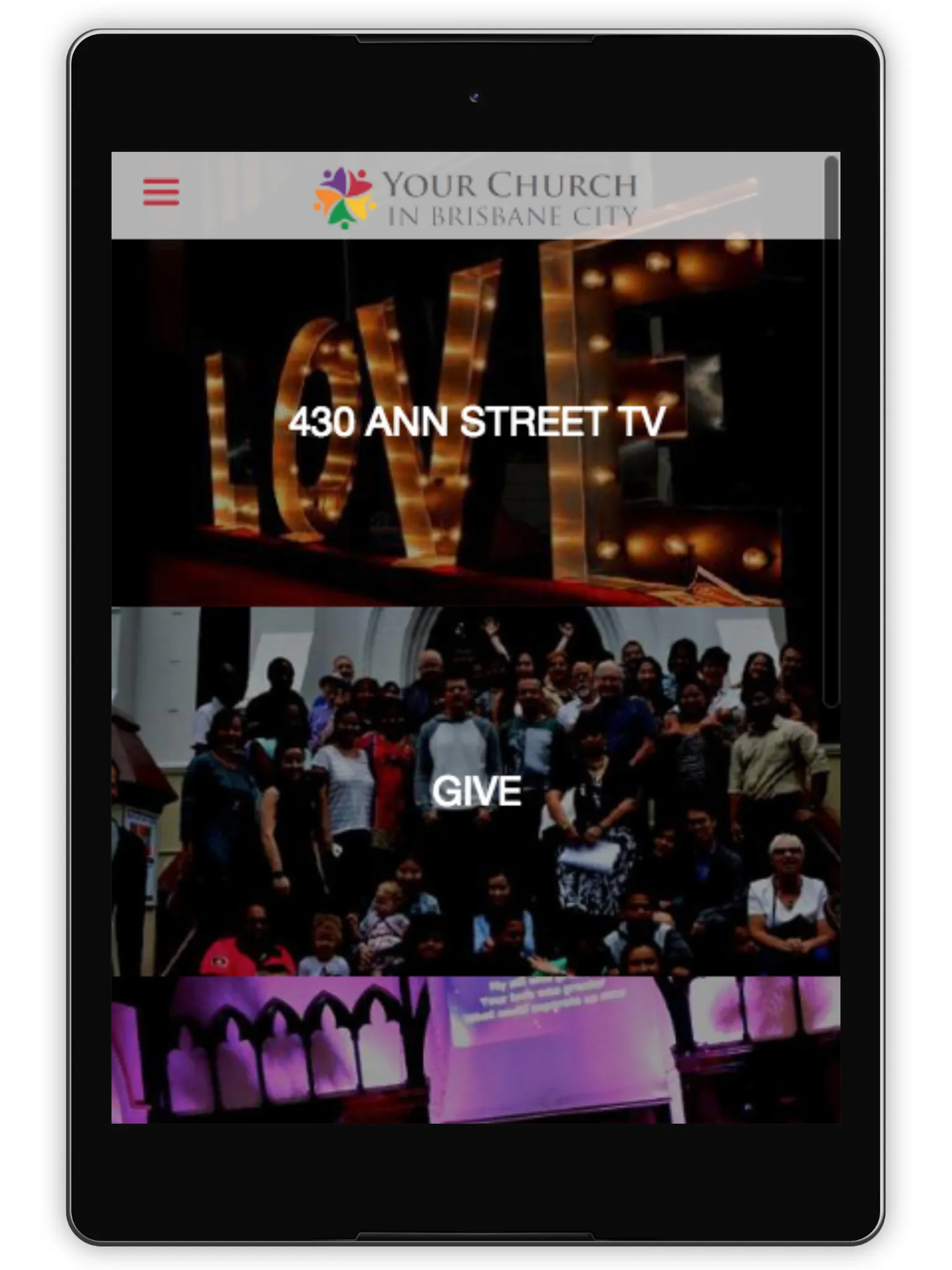 Your Church in Brisbane City | Indus Appstore | Screenshot