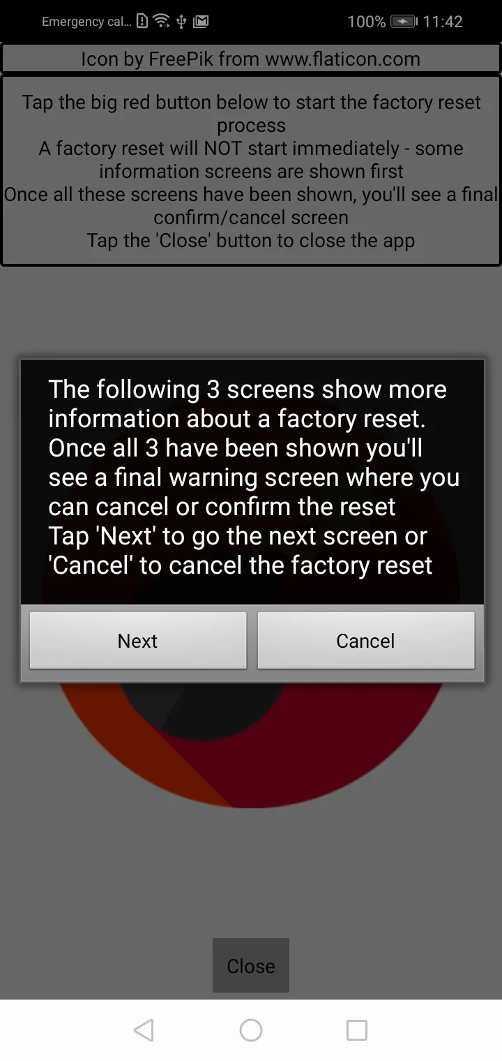 Fast Factory Reset | Indus Appstore | Screenshot