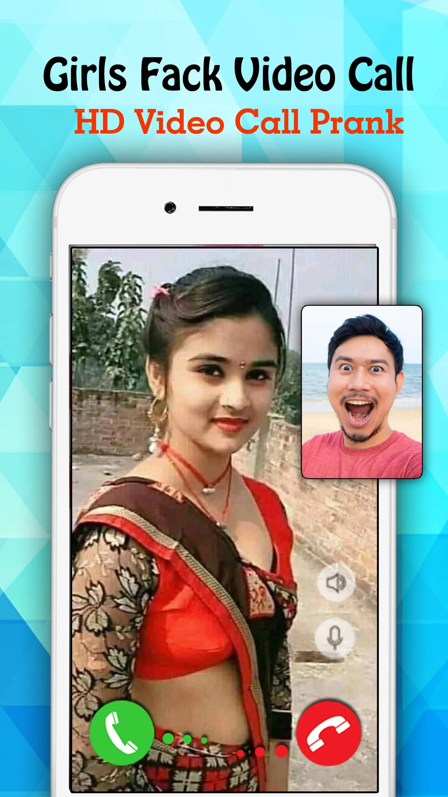 Girl Fake video Call, Prank | Indus Appstore | Screenshot