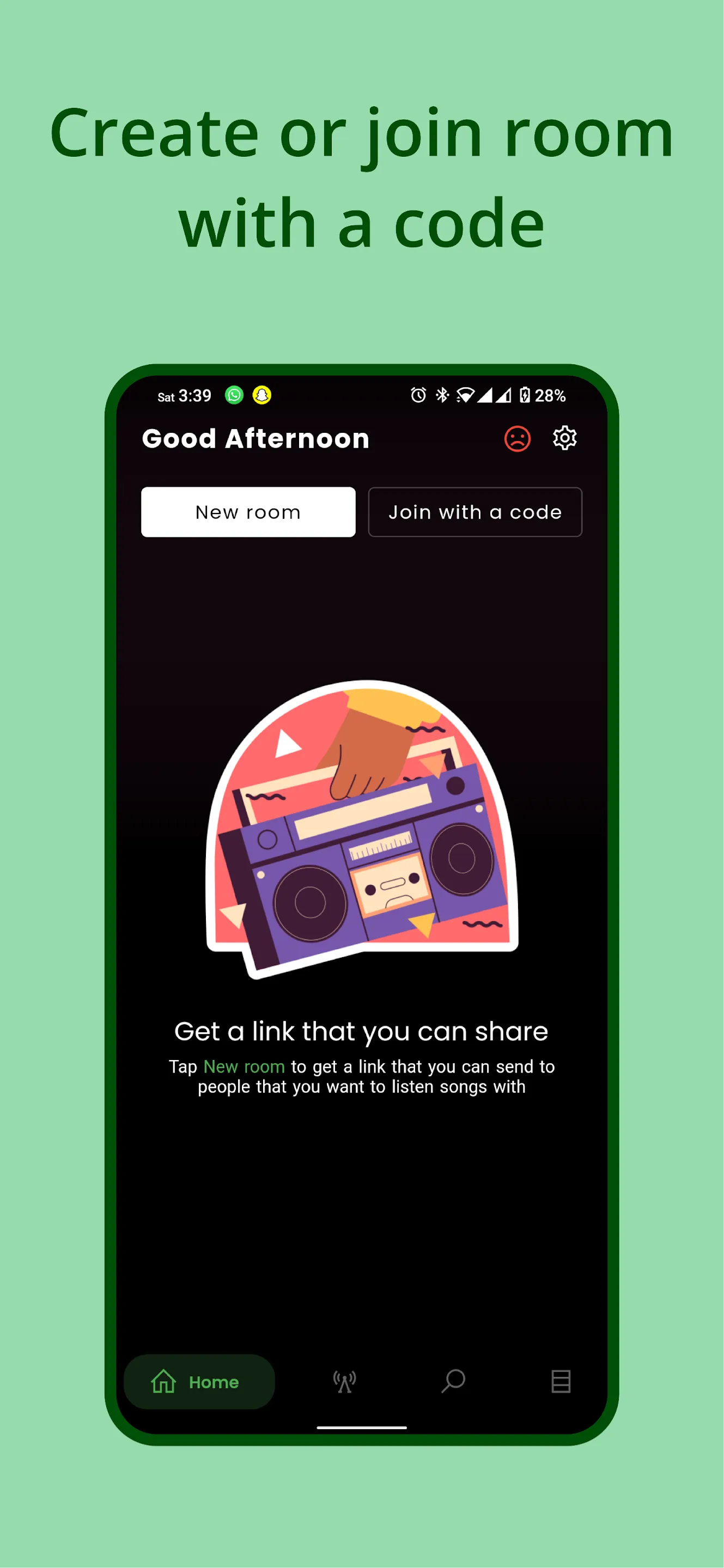 Groic - Listen music together | Indus Appstore | Screenshot