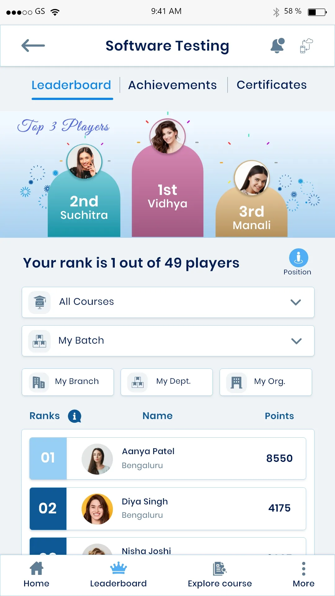PlayAblo LMS | Indus Appstore | Screenshot