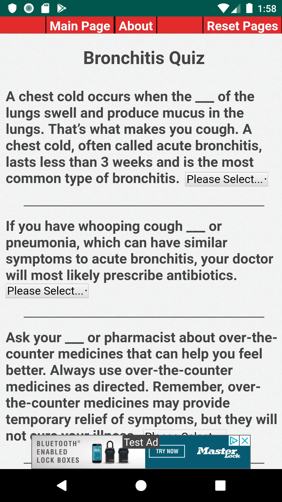 CDC Illness Study Guide | Indus Appstore | Screenshot