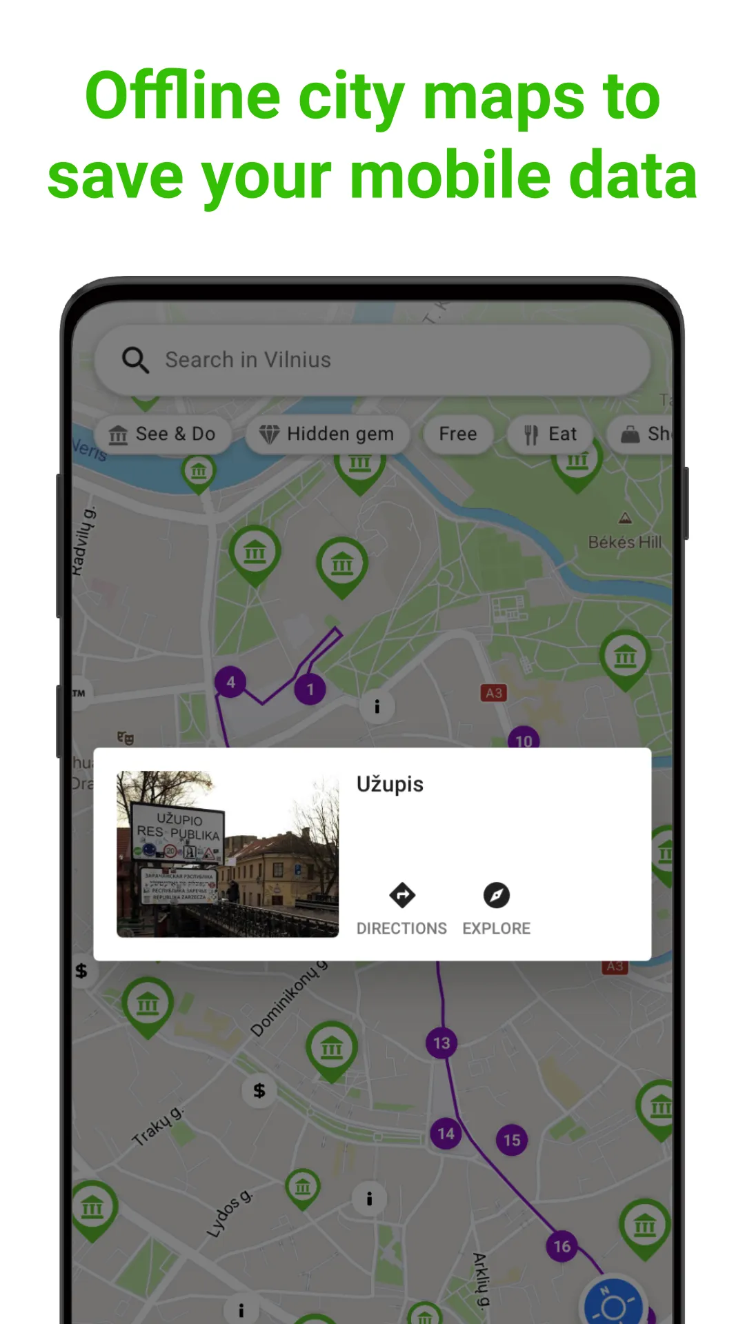 Vilnius Tour Guide:SmartGuide | Indus Appstore | Screenshot