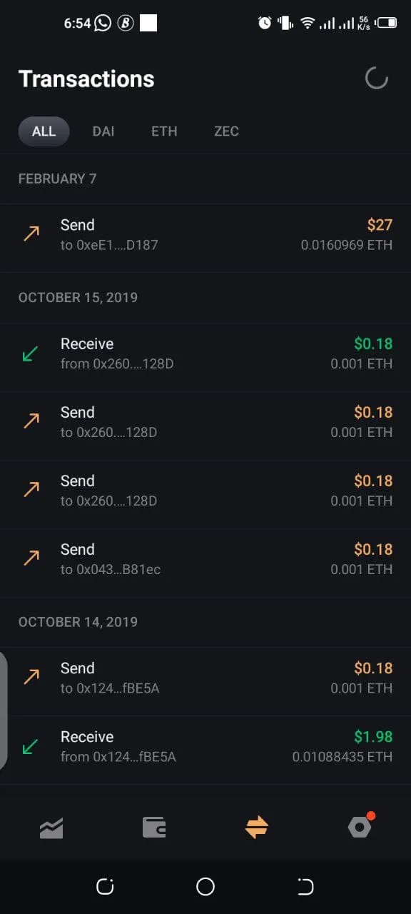 Scurdex Wallet | Indus Appstore | Screenshot