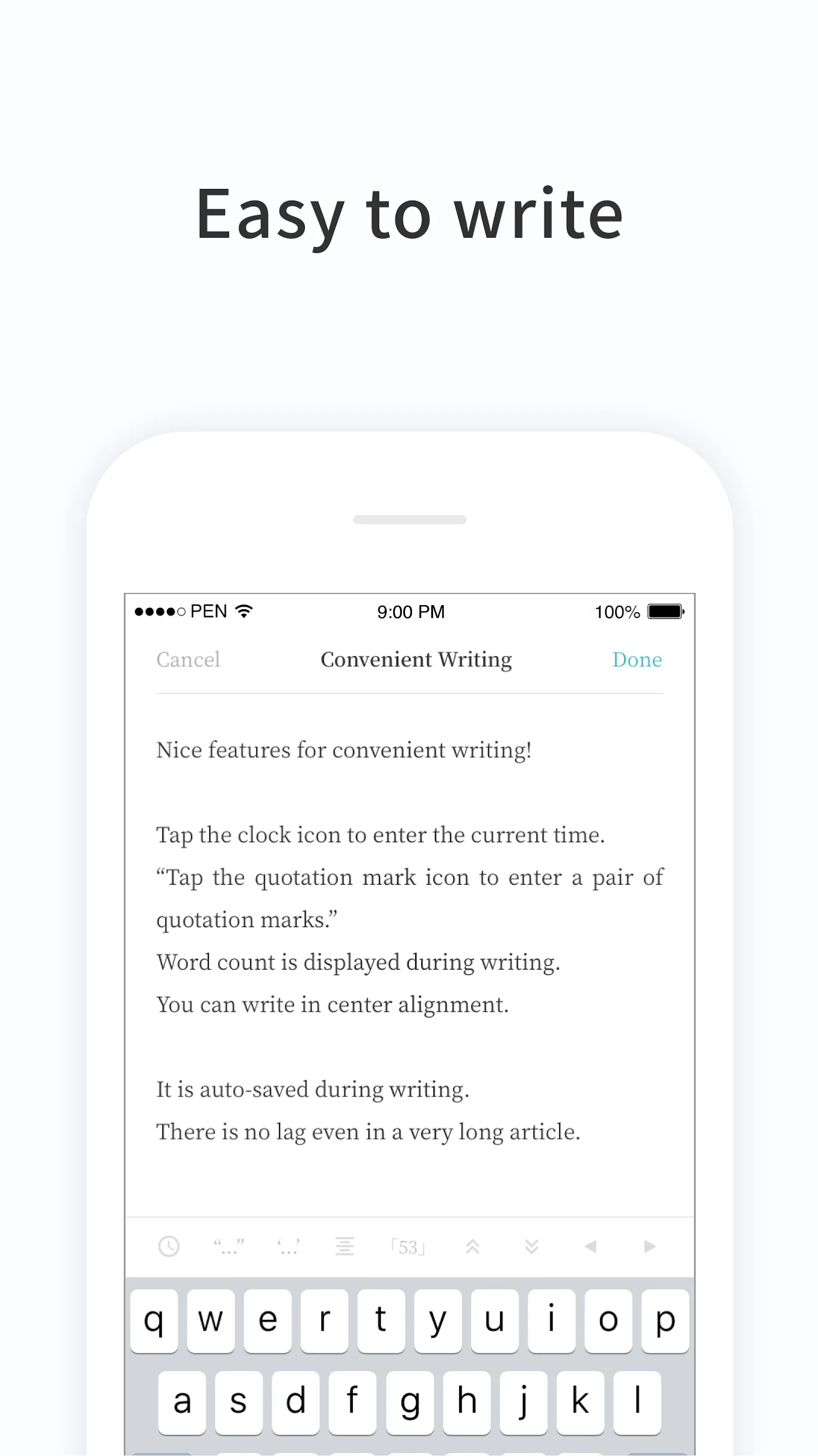 PenCake - simple notes, diary | Indus Appstore | Screenshot