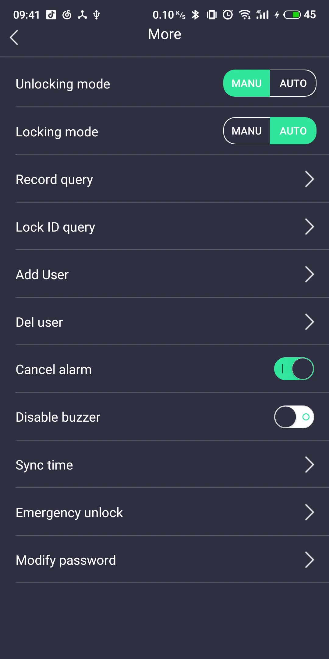 KERONG Smart Locker Lock--Admi | Indus Appstore | Screenshot