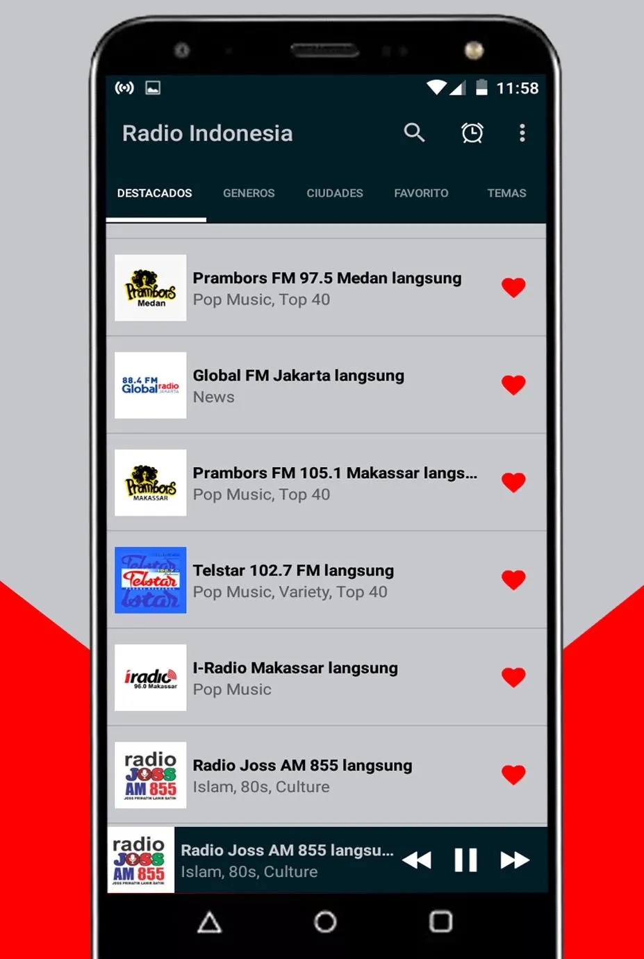 Radio indonesia Online | Indus Appstore | Screenshot