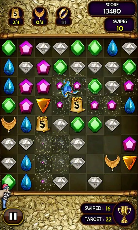 Swiped Gems Live | Indus Appstore | Screenshot