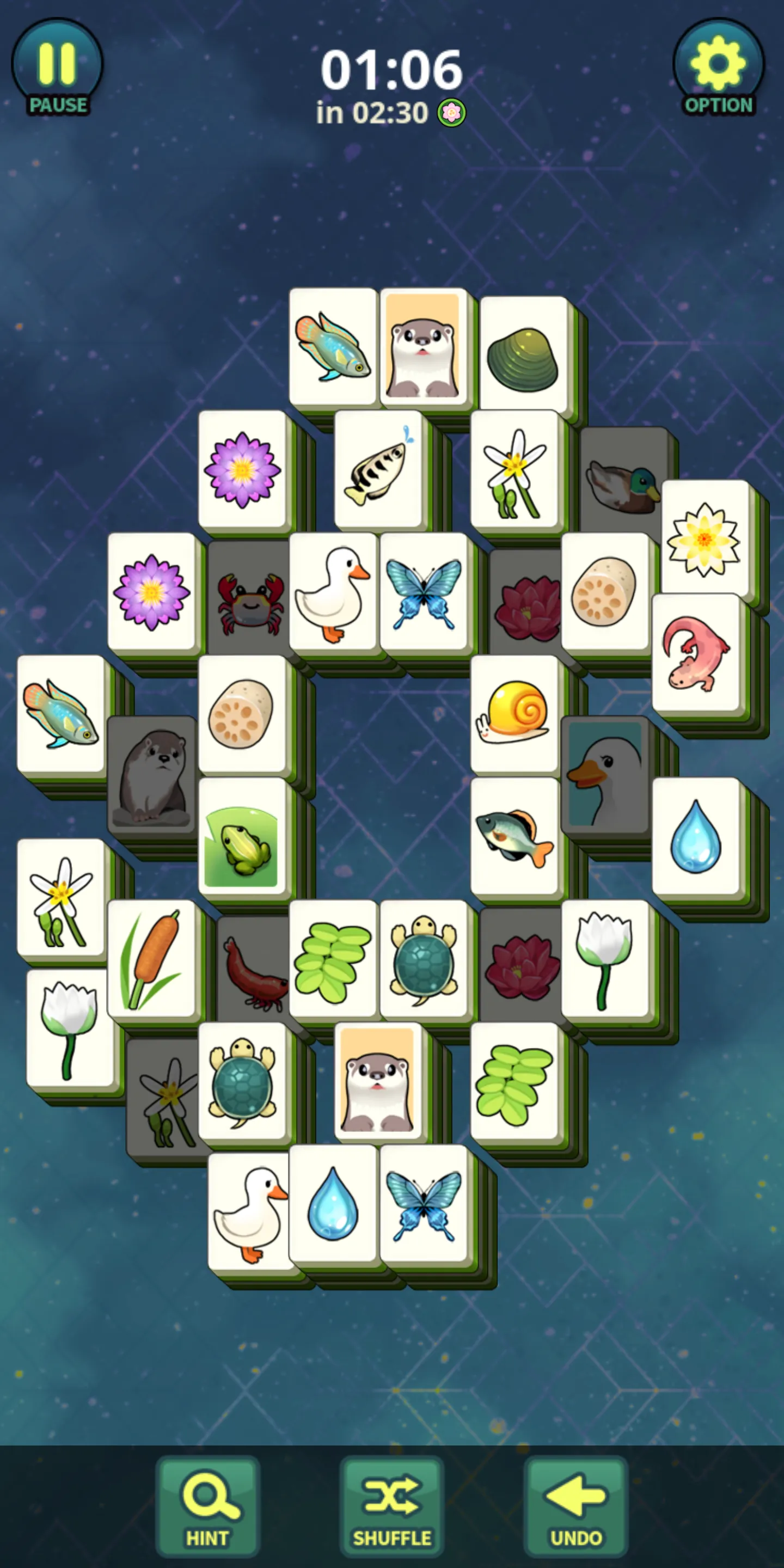 Mahjong Lotus Solitaire | Indus Appstore | Screenshot