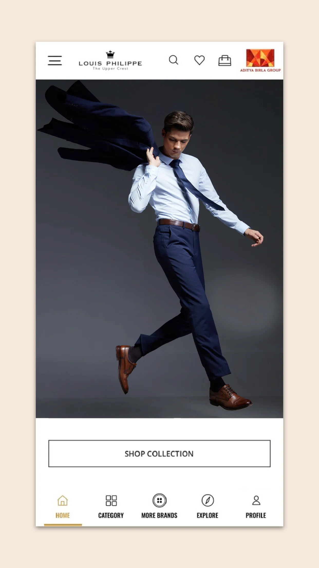 Louis Philippe Shopping App | Indus Appstore | Screenshot