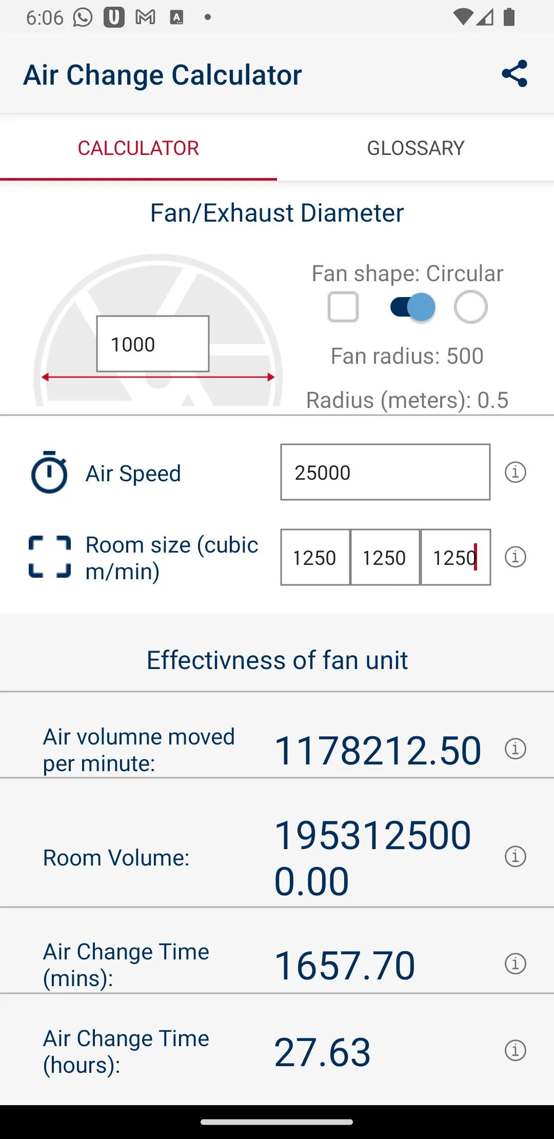 Air Flow Calculator | Indus Appstore | Screenshot